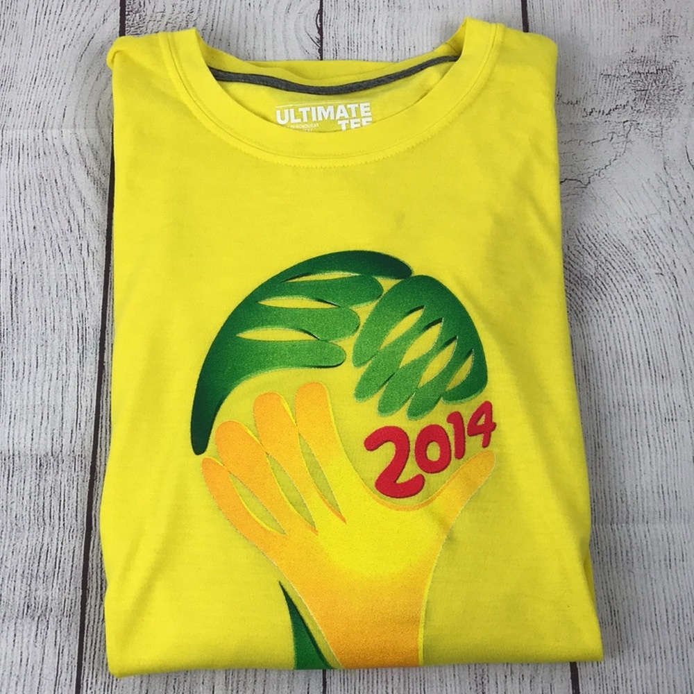 ADIDAS Women's FIFA World Cup Brazil 2014 Short Sleeve Shirt